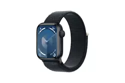 Apple Watch Series 9 GPS Aluminium Minuit Boucle Sport 45 mm - Montre connectée - Aluminium - Étanche - GPS -...