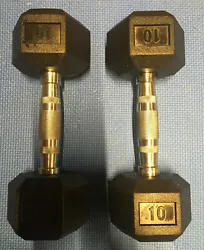 High Quality Rubber Hex dumbbells right from the manufacture. Hexagonal rubber ends are designed to help prevent...