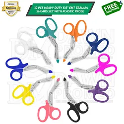 The Rainbow EMT Trauma Shears are a Premium Grade Stainless Steel bandage scissor with precision sharpness. They are...