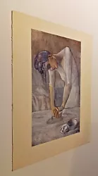 Collectible Art Print Reproduction, Caption On The Reverse.