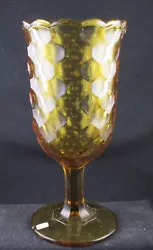 Made by many makers, I have seen this pattern in blue and canary as well as clear. Good form and color but maker...