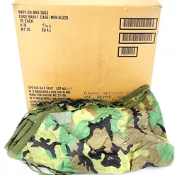 Original US Military Surplus Woodland Camouflage Poncho Liner often referred to as a 