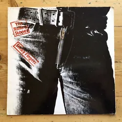 THE ROLLING STONES - STICKY FINGERS - LP. Rolling Stones Records 2C 070 63152 - France 1980 Complet , avec Zipper et...