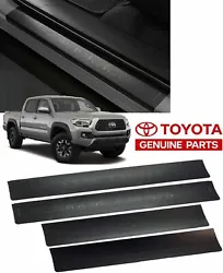 OEM Toyota Tacoma 2016-2023 Door Sill Protectors DOUBLE CAB ONLY. Factory Toyota Dealer. 100% Authentic and genuine....