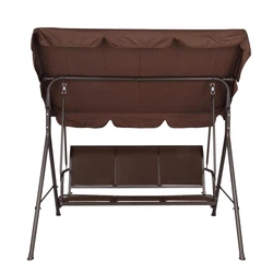 Here is our 170 110 152cm With Canopy Teslin Cushion 250kg Load-Bearing Iron Swing. What are you hesitating about?....