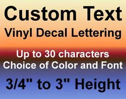 You may request your lettering on separate lines or split the characters up on separate decals. Otherwise, characters...
