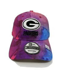 NEW Era 2022 Green Bay Packers Womens NFL Crucial Catch Adjustable Hat Cap.