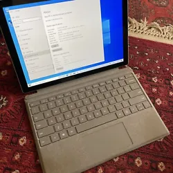 Microsoft Surface Pro 6 (1796) i5-8250U, 128GB, 8GB RAM, w/ Keyboard.  Clean screen factory restored