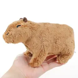 Capybara Plush Toy 1. Material: high-quality short plush. Weight: 70 grams.