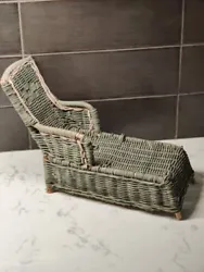 The Boyd’s Collection Investment Collectables Wicker Doll Chair Chaise Lounge.