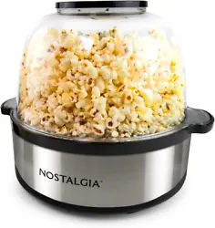 A popcorn maker and bowl in one great unit! Simply add your oil and kernels to the cooking plate, then watch the...