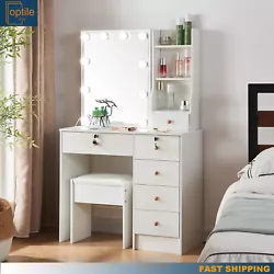 It is not only a great bedroom dresser table but also a good space saver and organizer. To realize your princess dream...
