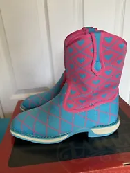 Laredo Girls Size 4 Spryte Perform Air Cowgirl Boots - Square Toe. These are new in box kids boots. Machine washable...