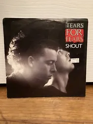 Tears For Fears Shout Single 45 Vinyl Record 80s The Big Chair. Plays through with no skipping and no visible...