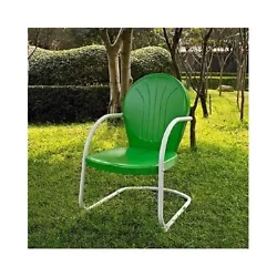 Back in the 50s, these clam shell chairs were a staple in many a yard. Kick back in this sturdy piece, which is...