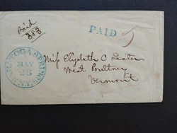 No letter enclosed, light old wear.