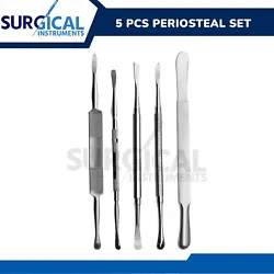 Set of 5 (Five) Periosteal. Always Best Quality! OUR PRODUCT RANGE. Our production process has attained ISO 9001:2008,...