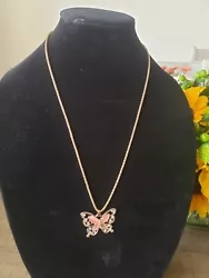 Brand New Women Butterfly Necklace.