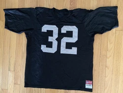 Vintage and rare! This Marcus Allen Los Angeles Raiders jersey by MacGregor Sand-Knit is a must-have for any NFL fan....