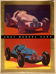 1988 Guggenheim Museum Andy Warhol Cars Mercedes Benz Art exhibit Press Release packet RARE Used - Very Good8.5” x...