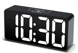 Adjustable Alarm Sound: Single alarm setting with 9 minutes snooze. No harm “ beep” alarm sound can be set from...