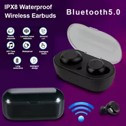 Specifications ★Bluetooth version: V5.0 ★Waterproof: IPX8 ★Battery capacity: Headphone 55mAh, Charging box 450mAh...