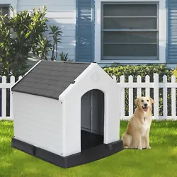 You can put it indoor or outdoor. [Easy to Install]: Our large dog house is easy to assemble, instructions are included...
