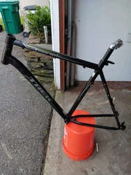 This Trek Mountain Bike Frame is a great find for any cycling enthusiast. It has been previously owned but is still in...
