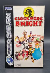 Clockwork Knight- SEGA Saturn. Jeu Clockwork Knight pour SEGA Saturn PAL vendu dans son boîtier avec sa notice...