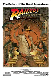 Indiana Jones - Raiders Of The Lost Ark (1982 Re-Release). Size: 24