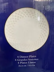 Pfaltzgraff Joanne Dinner Plate white Stoneware brand new. This is a brand new Dinner plate we have 8 of these in total...