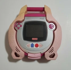 Fisher Price KID TOUGH Portable DVD Player PINK - FOR PARTS OR REPAIR.
