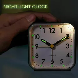 Type: LED Nightlight Snooze Battery Powered Alarm Clock. Nightlight Snooze Function : Just press the snooze/light...