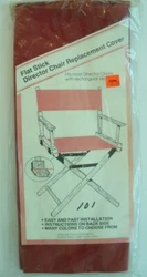 Fits most Director Chairs with rectangular seat sticks. Seat and Back Cover. Item was opened and sealed with tape years...