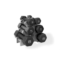 They have a comfortable shape for easy gripping and have hexagonal heads that help to ensure the dumbbells stay in...