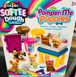 Mold and create adorable dough puppies! Ages 3 plus. WARNING: CHOKING HAZARD- SMALL PARTS ARE NOT FOR CHILDREN UNDER 3...