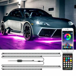 MICTUNING Car Underglow Lights add a stylish look to your love car at night! Multiple Application - Car Underglow...