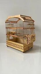 Handmade wooden bird cage canary cages parakeet. USED IN FİNCH, CANARY AND SMALL SPECIES. Whole sale price. HANGER...