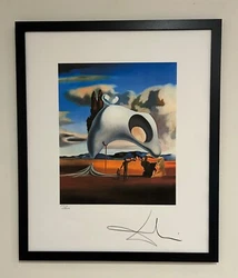 Salvador Dalí (1904-1989 was born and died in Figueres, Spain. Edition MXIII, Signed in the print. About the Artist ).