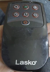 Remote Control LASKO 7-Button Timer Direction Speed Desk Tower Fan Oscillating.    Remote is in excellent pre-owned...