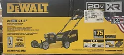 DEWALT 20V MAX Push Lawn Mower - NO BATTERY - Tool Only Could have very small blemishes due to open box. Nothing big...