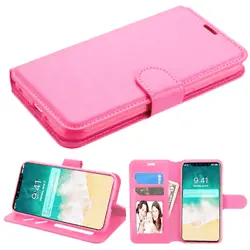 For Samsung S10 Leather Flip Wallet Phone Holder Protective Case Cover LIGHT PINK Leather Flip Wallet Phone Holder...