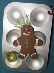 Christmas Gingerbread Man Tree Decor Holiday Tree or other Hanger Decoration