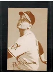 CLEVELAND INDIANS. An Exhibit Card. Pictures are of actual Card.