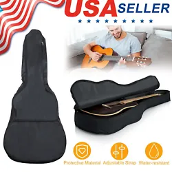 To Fit Acoustic Guitar. ❤Features: A reinforced carry handle, sewn with heavy duty polyester luggage thread, ensure...