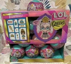 💞 LOL Surprise Ball Toys Queens Kids Dolls CASE BOX - PACK OF 12 BALL🆕SEALED‼️.