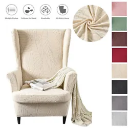 Perfect for households with children, dogs and cats. 【Soft & Stretchy】Upgrade your wingback chair with our...