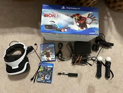 Sony PS4 PlayStation VR Bundle With Move And Camera- USED. Included are all of the required cables and 2 VR games. Also...