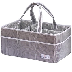 Easy-to-clean baby caddy organizer - Crafted from high-quality water-resistant fabrics, our diaper caddy combines...
