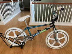 Owned and signed by BMX legend, Donovan Ritter. Has Skyway wheels.